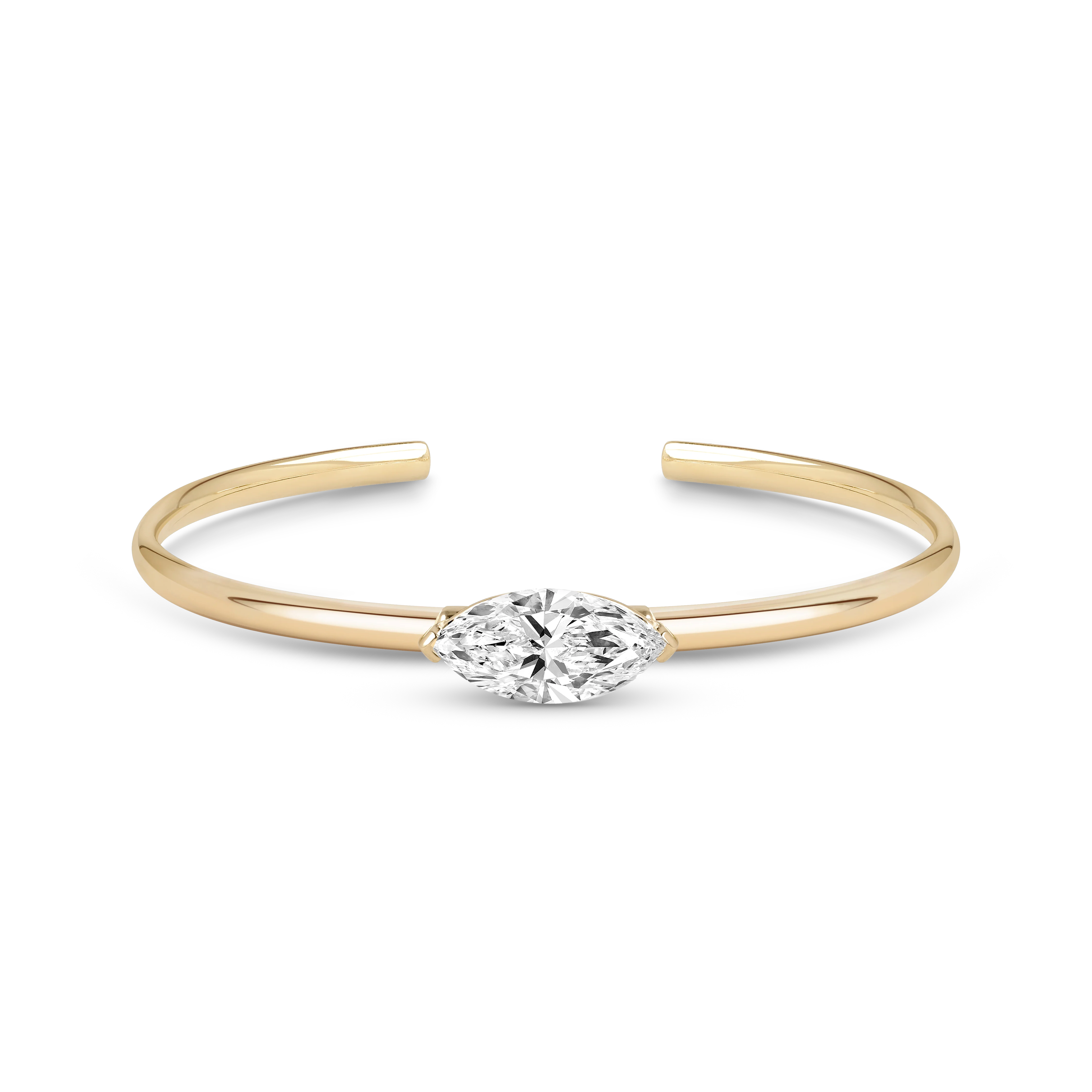 Charlotte Cuff Bangle (Marquise) - Image 5