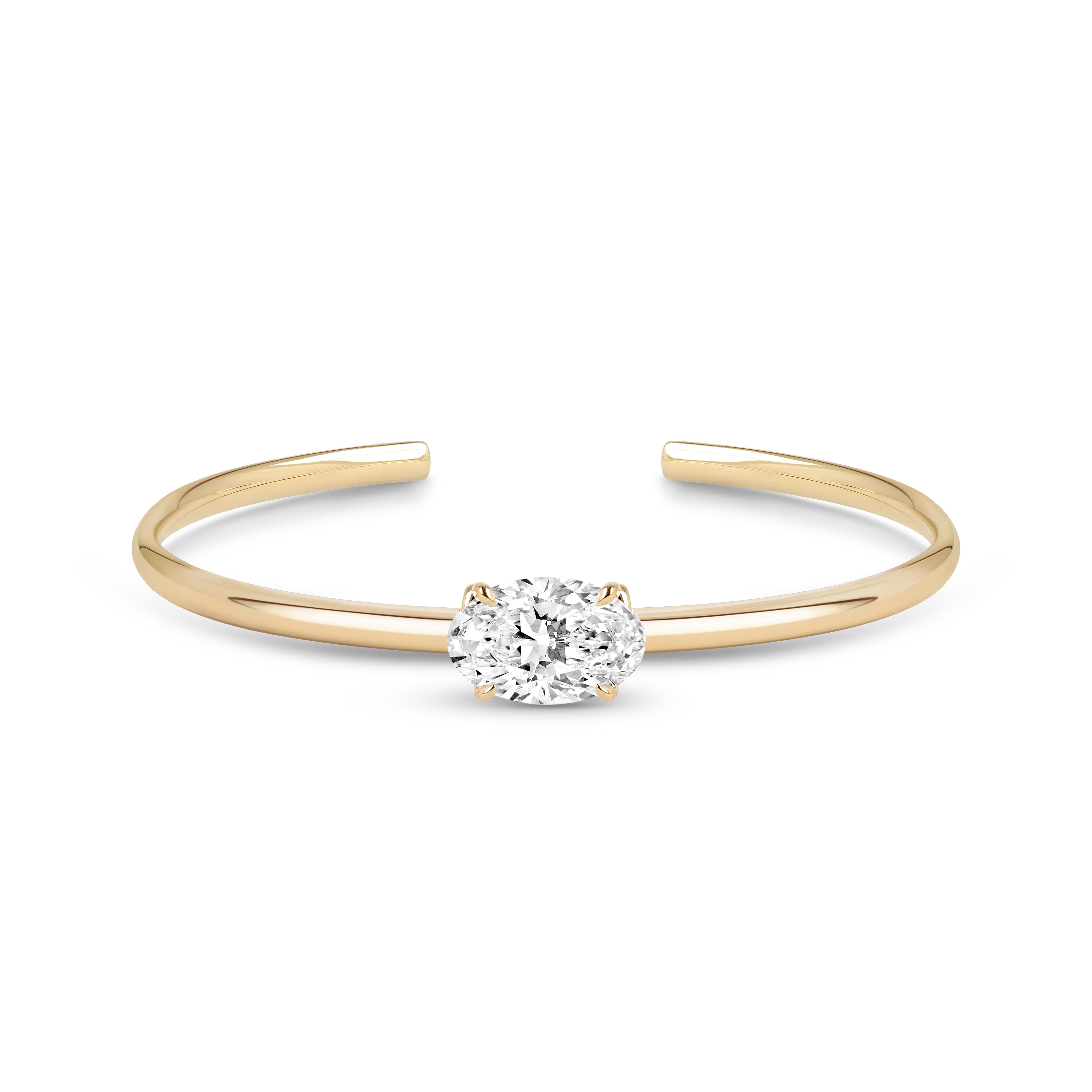 Charlotte Cuff Bangle (Oval) - Image 5