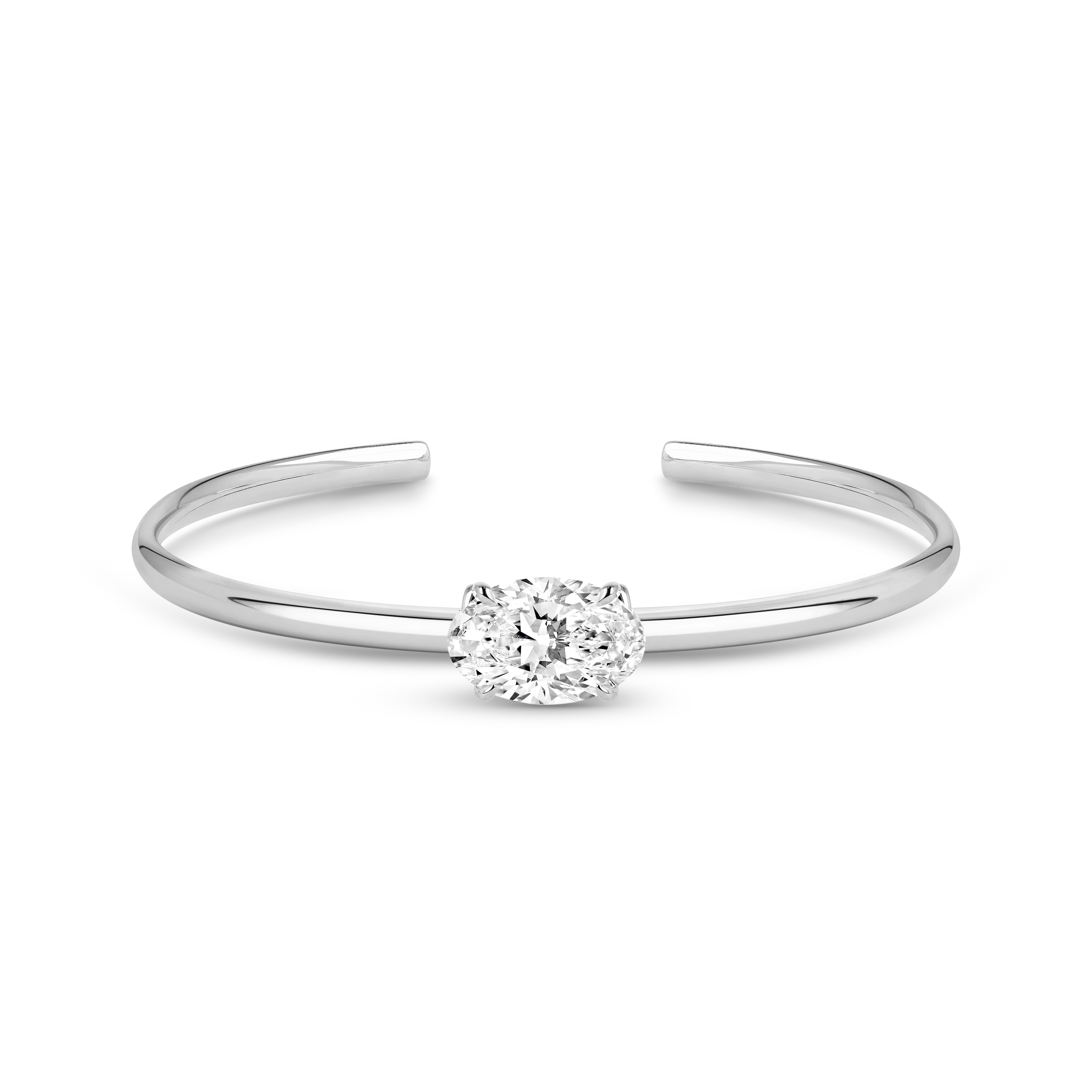 Charlotte Cuff Bangle (Oval) - Image 6