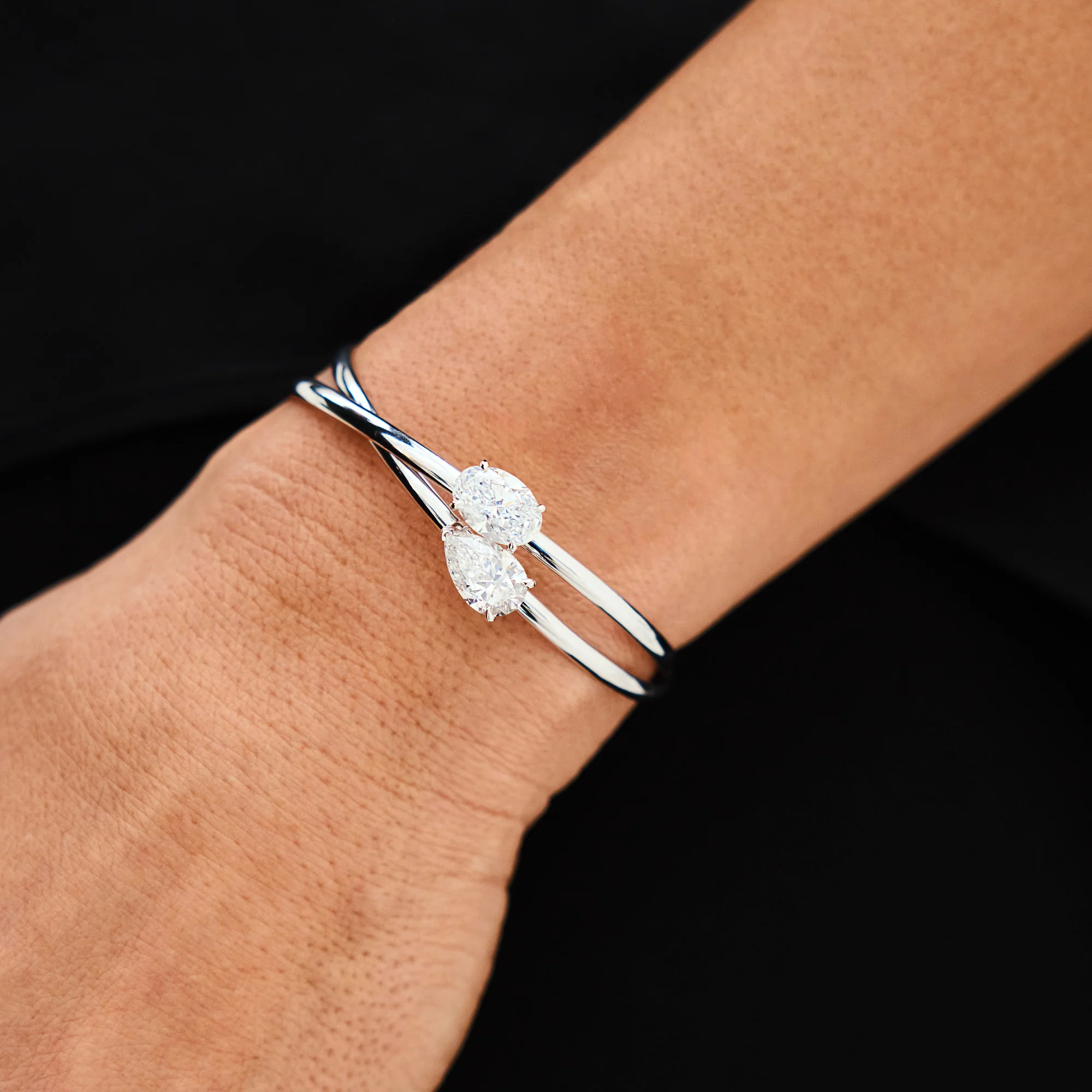 Charlotte Cuff Bangle (Oval) - Image 9