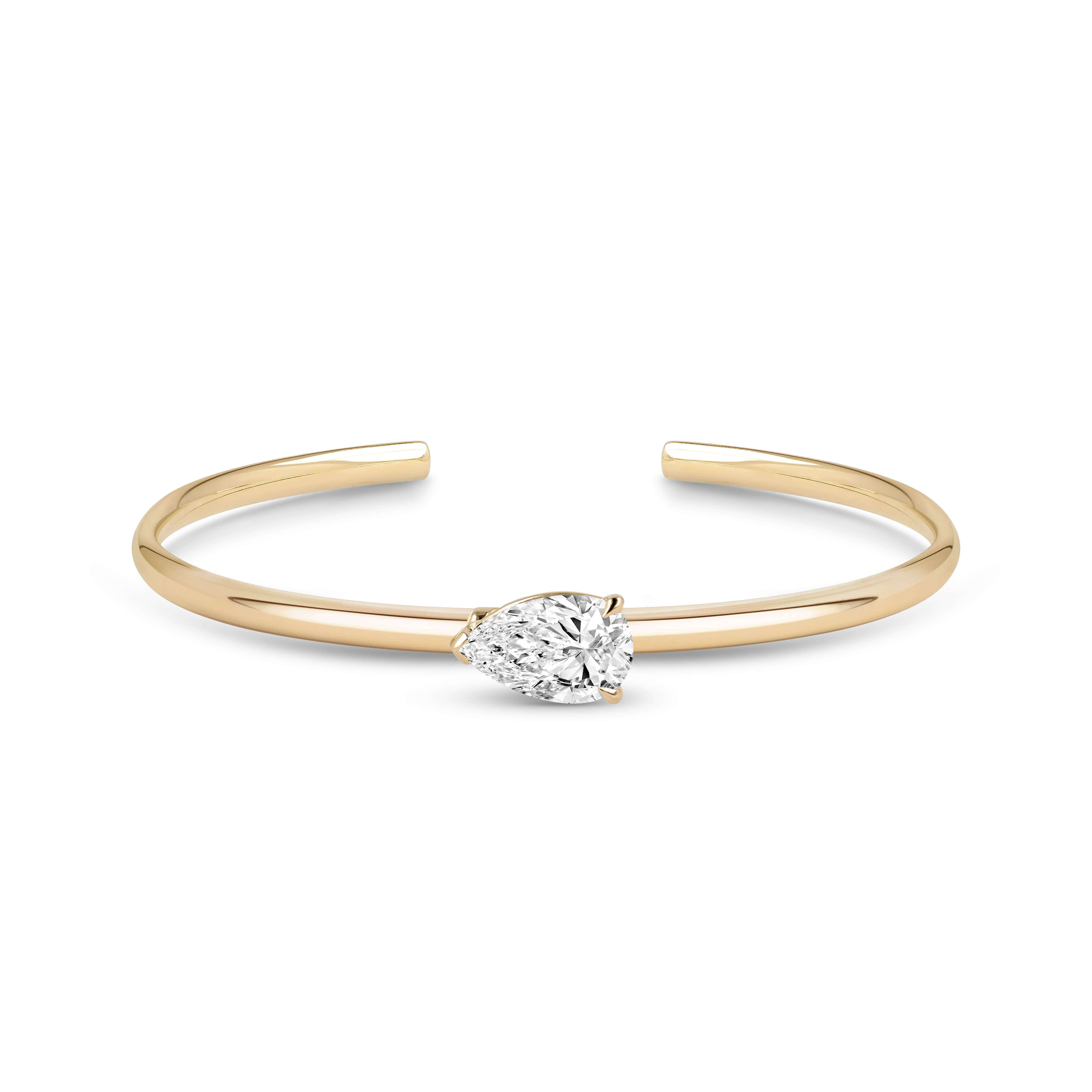 Charlotte Cuff Bangle (Pear) - Image 3