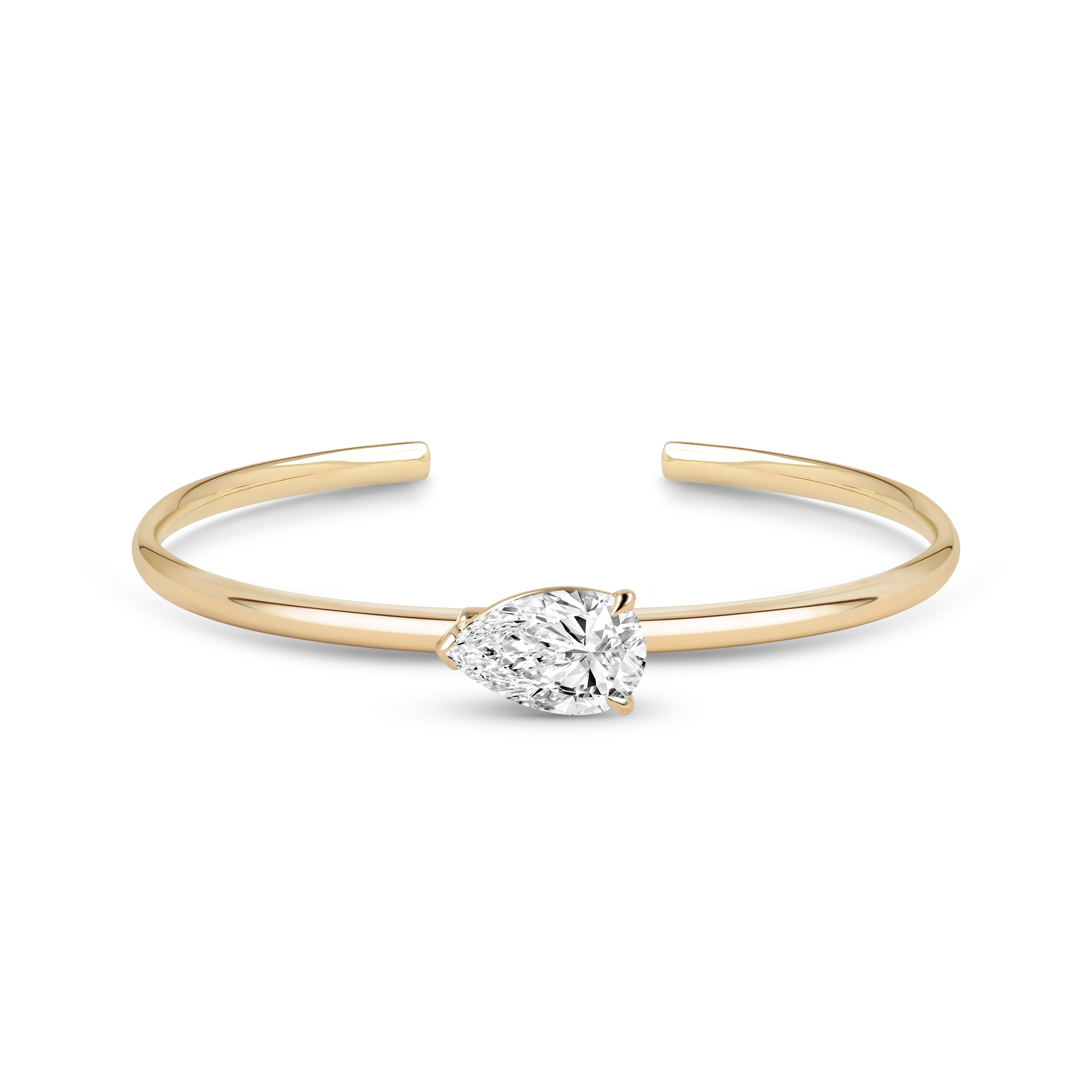 Charlotte Cuff Bangle (Pear) - Image 5