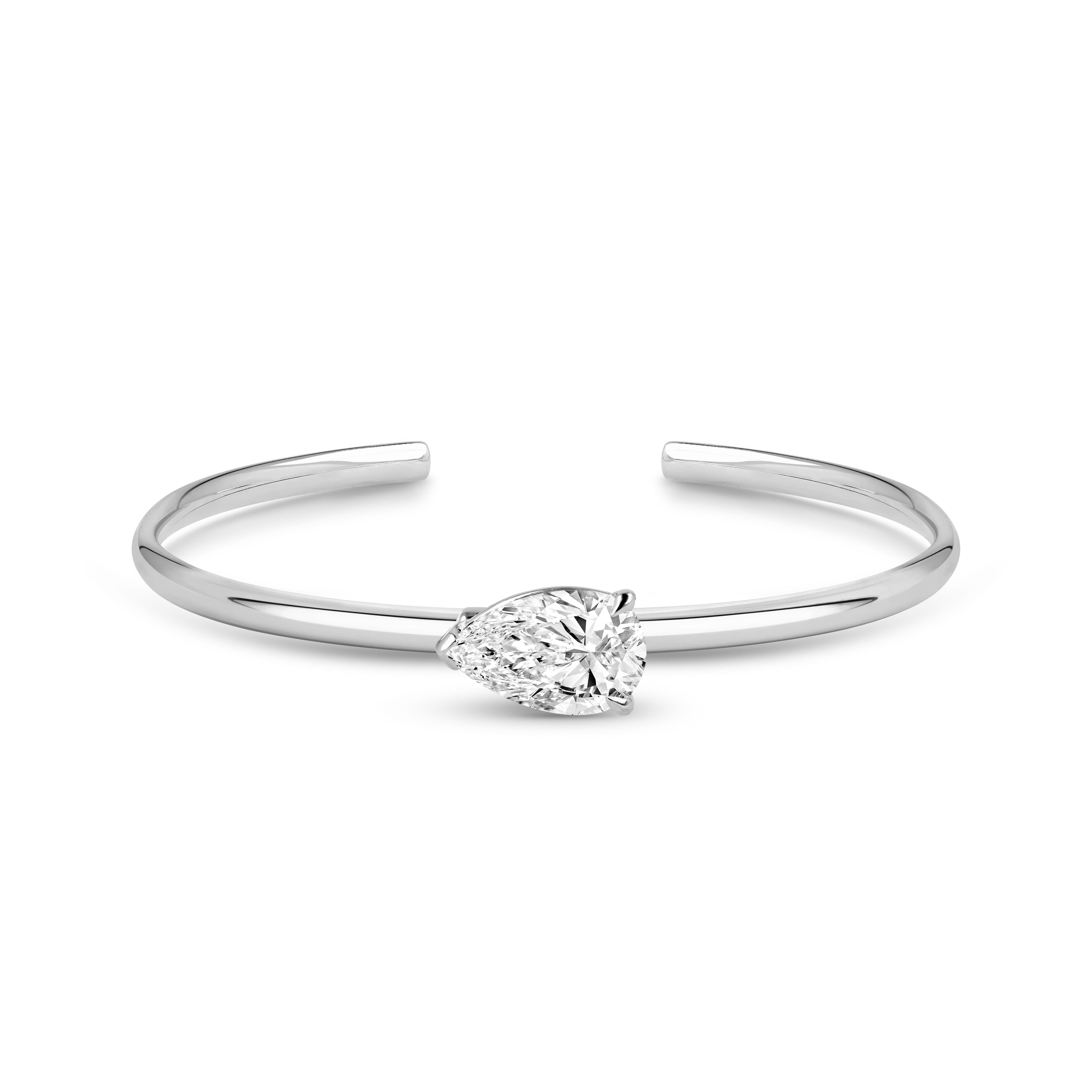 Charlotte Cuff Bangle (Pear) - Image 6