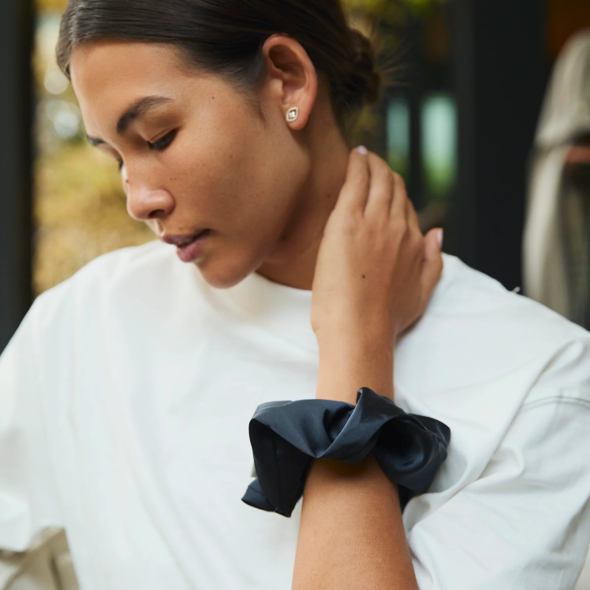 Silk Scrunchy (Midnight) - Image 2
